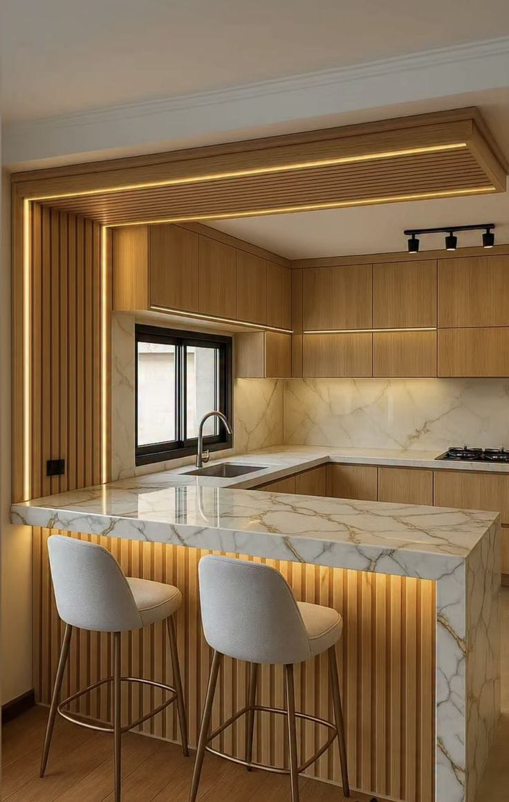 Kitchen Set Luxury Marble 1